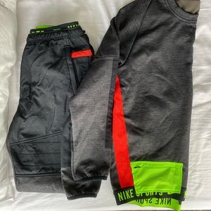 Nike Neon/Black/Red Sweatsuit